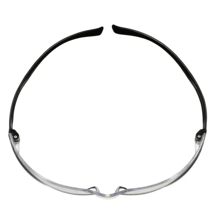 3M SecureFit 100 Series SF101AF-BLK Safety Glasses, Black Temples, Clear Anti-Fog/Anti-Scratch Lens, Case of 20