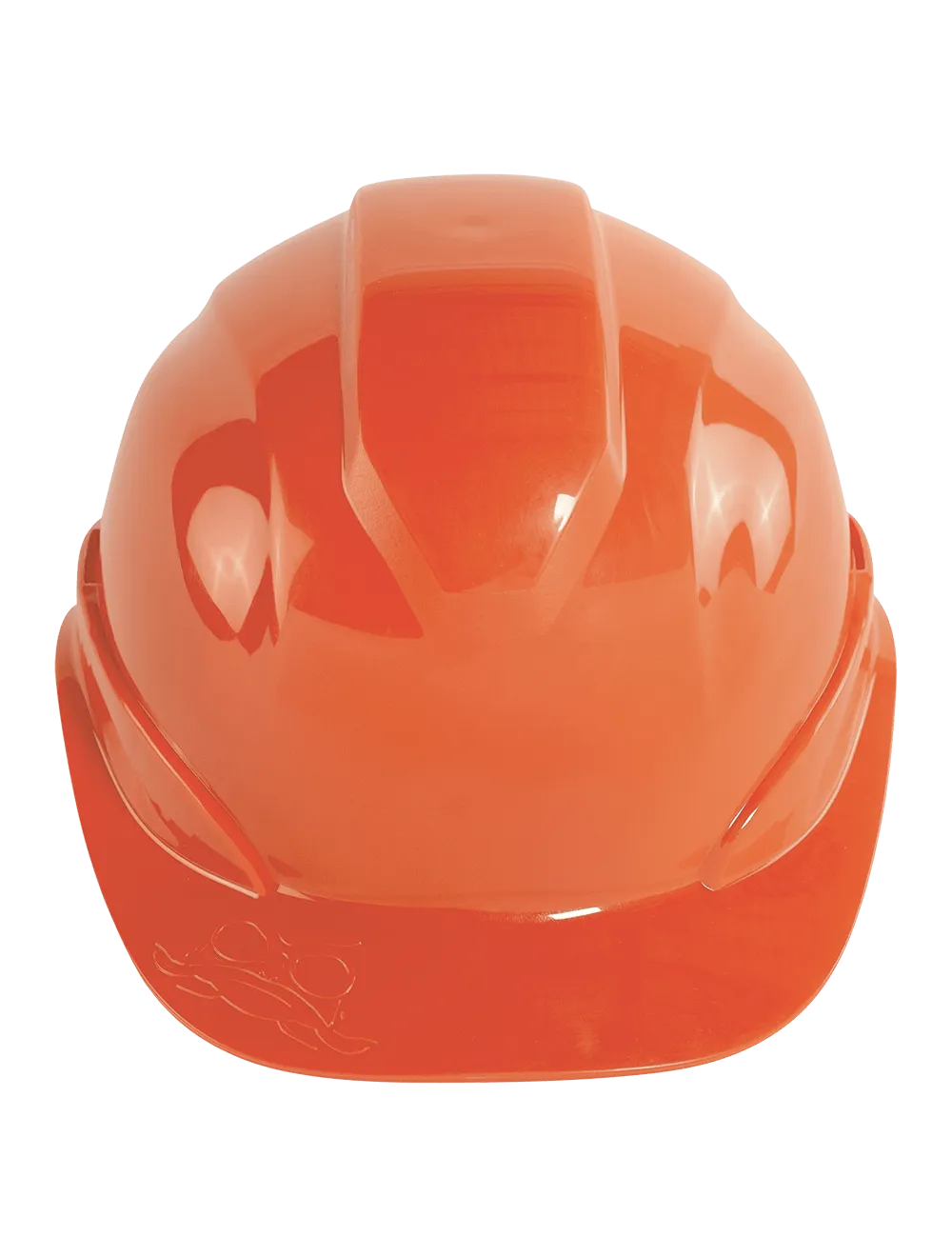 Bullhead Safety™ Head Protection Orange Unvented Cap Style Hard Hat With Six-Point Ratchet Suspension - HH-C2-O