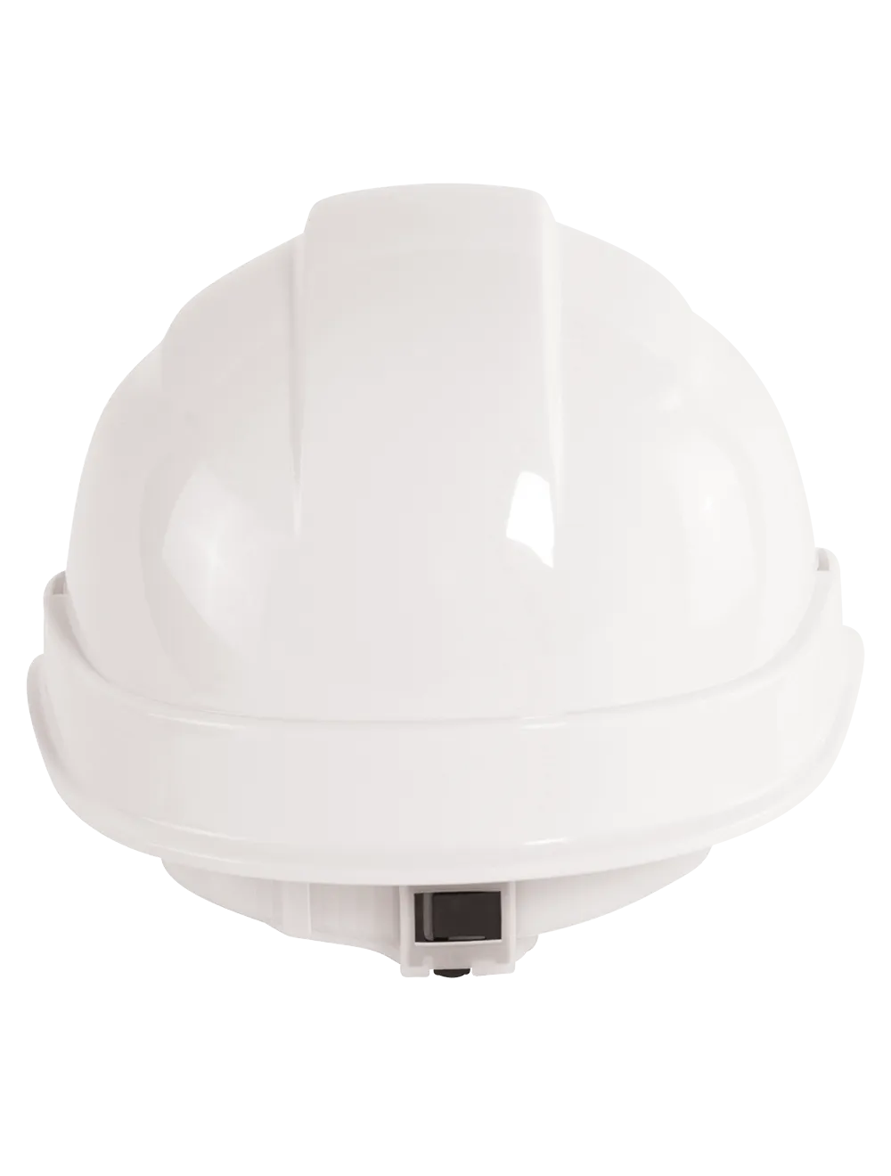 Bullhead Safety™ Head Protection White Unvented Cap Style Hard Hat With Six-Point Slide Lock Suspension - HH-C1-W