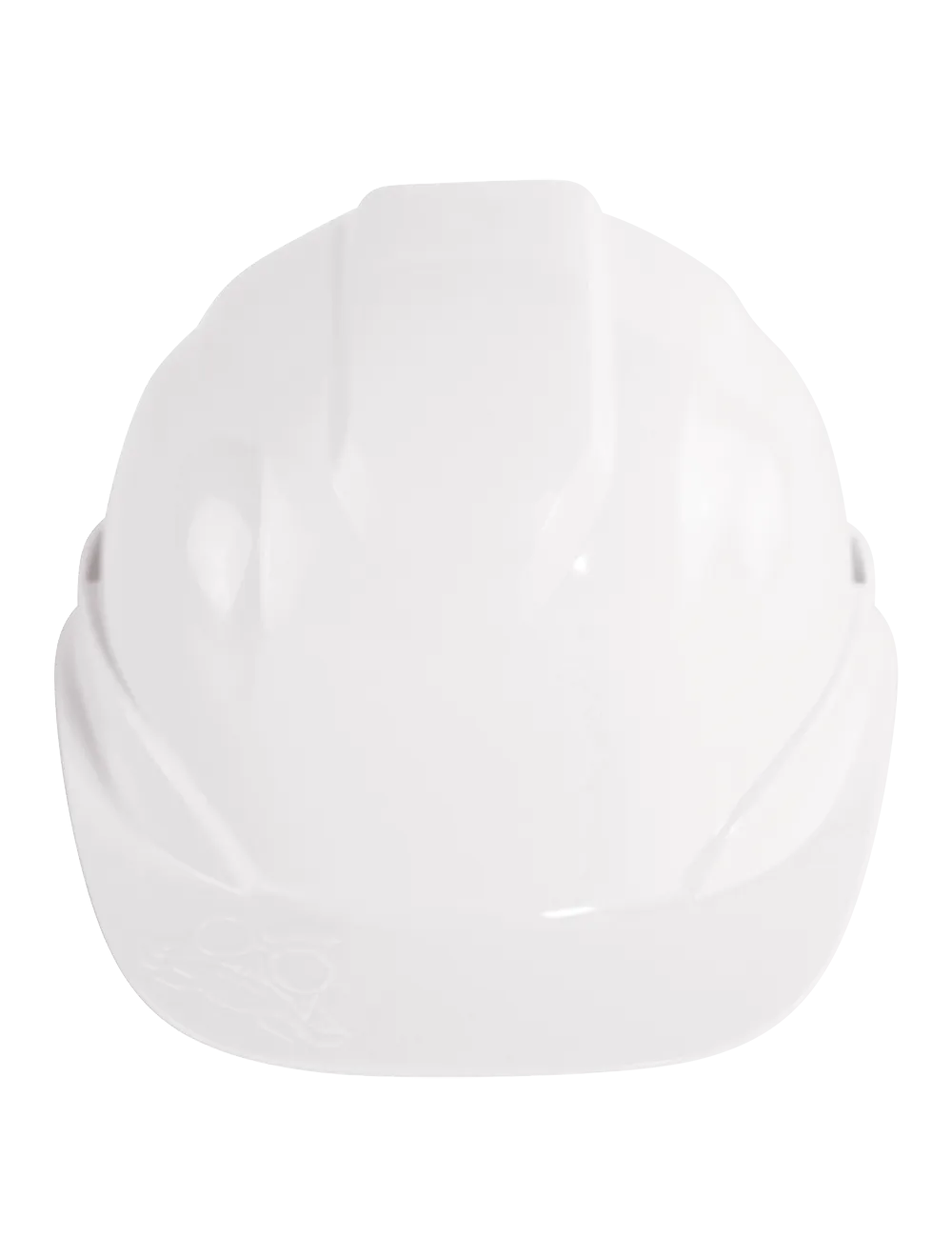 Bullhead Safety™ Head Protection White Unvented Cap Style Hard Hat With Six-Point Slide Lock Suspension - HH-C1-W