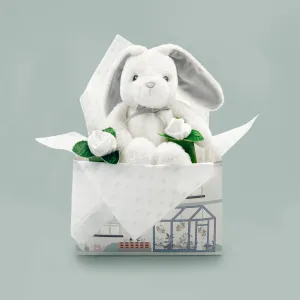 Bunny and Buds New Baby Gift Set, Grey