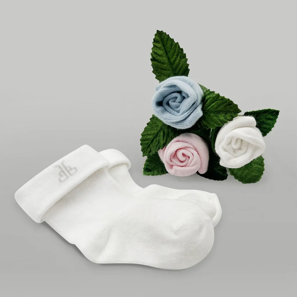 Bunny and Buds New Baby Gift Set, Grey