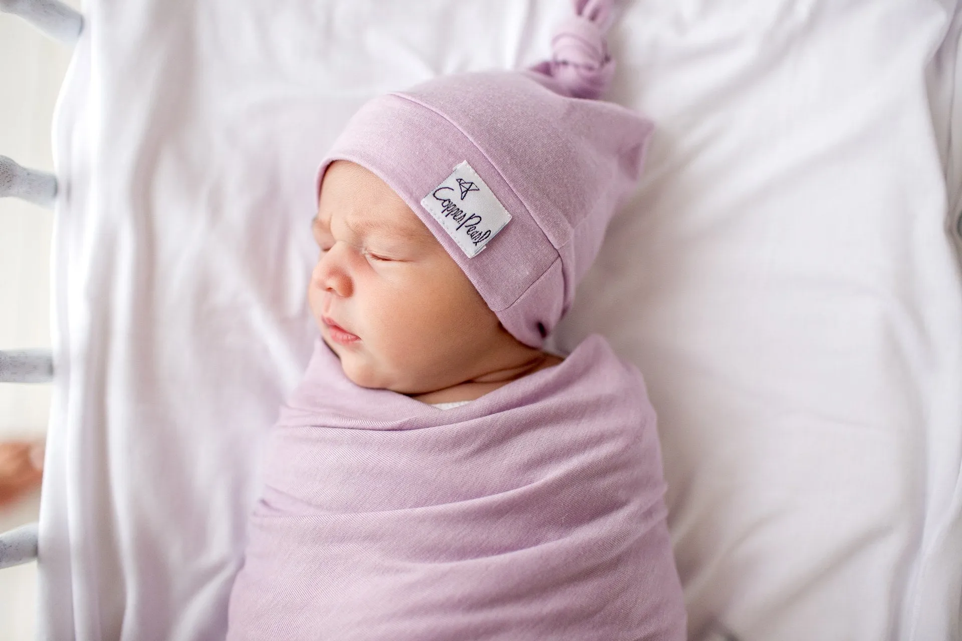 Copper Pearl Lily Top Knot Hat
