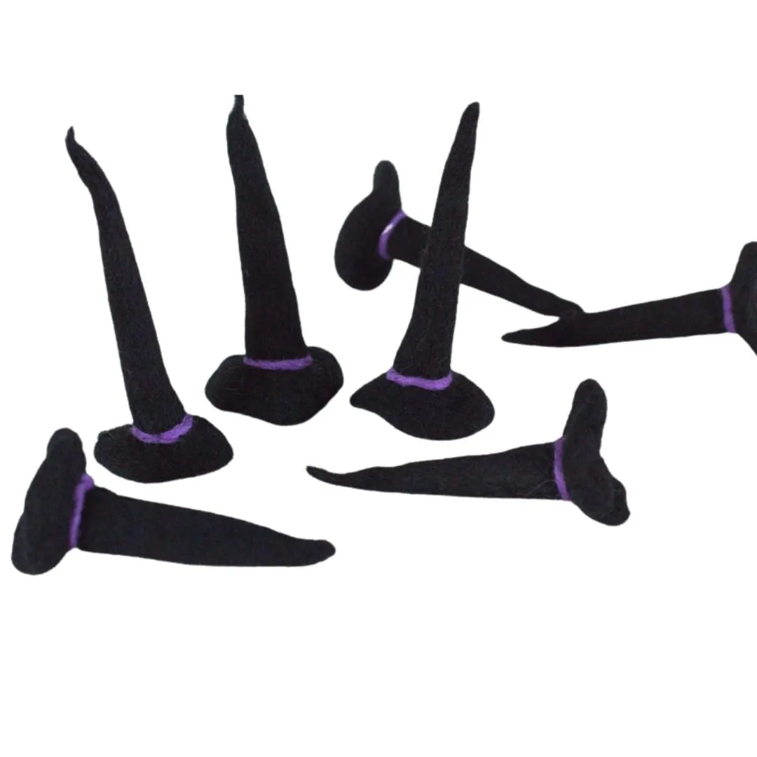 Felt Halloween Witch Hats