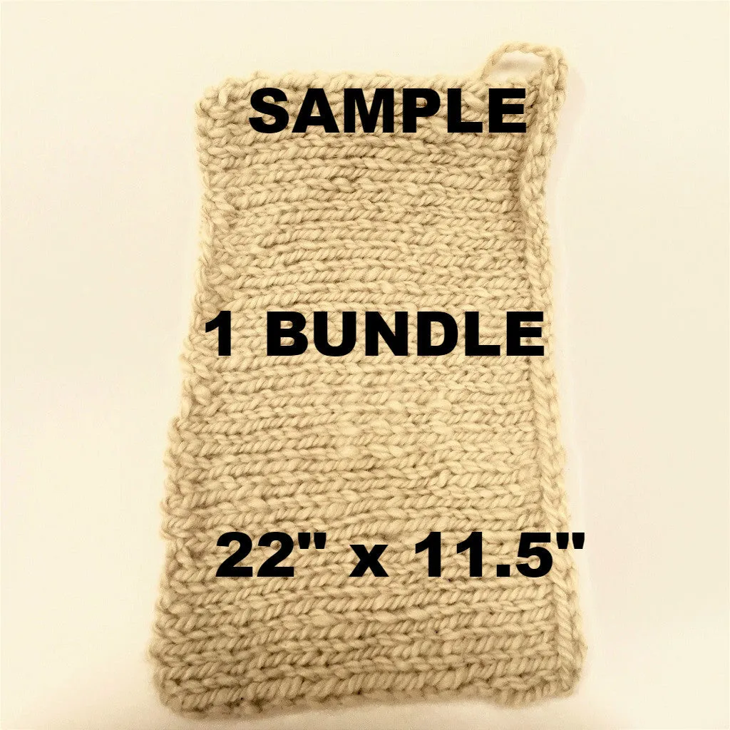 Hand Spun Mohair Yarn - Beige