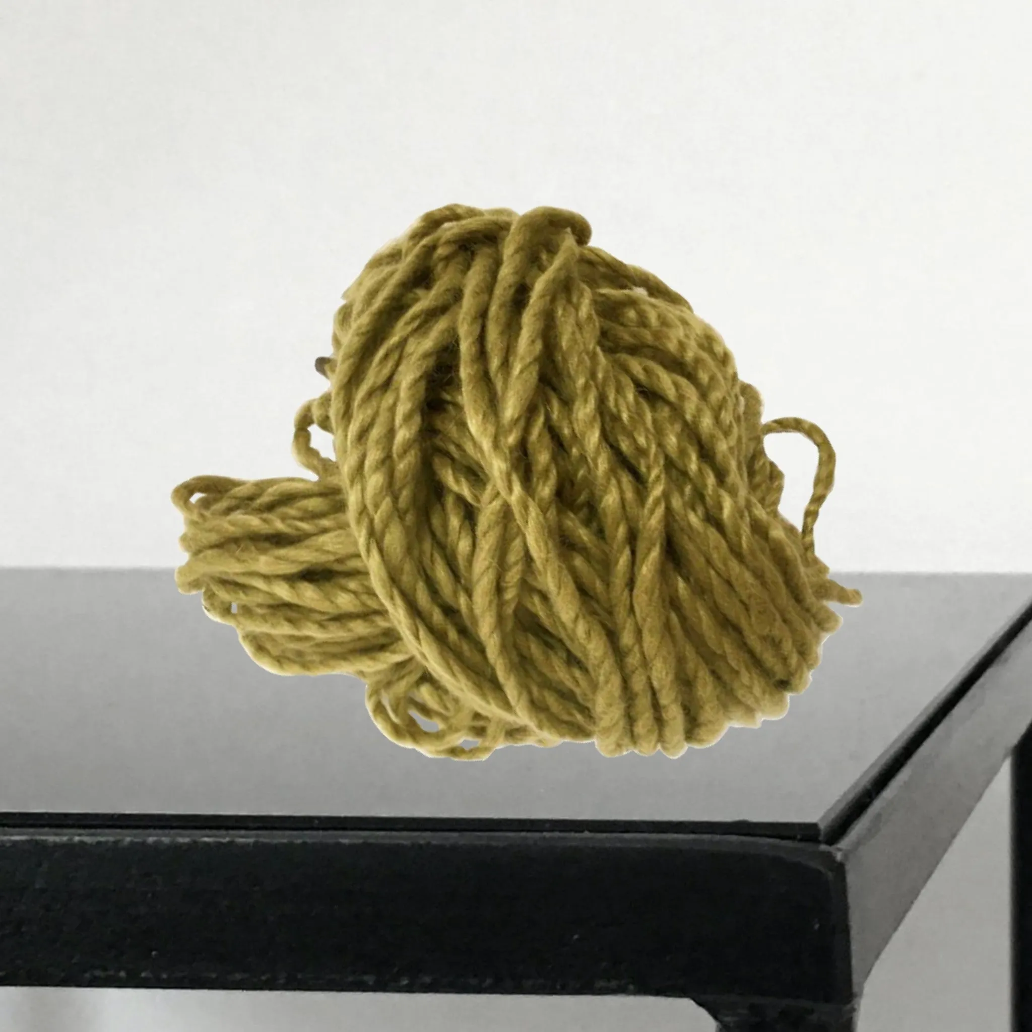 Hand Spun Mohair Yarn - Green