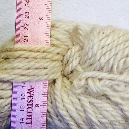 Hand Spun Mohair Yarn - Natural White