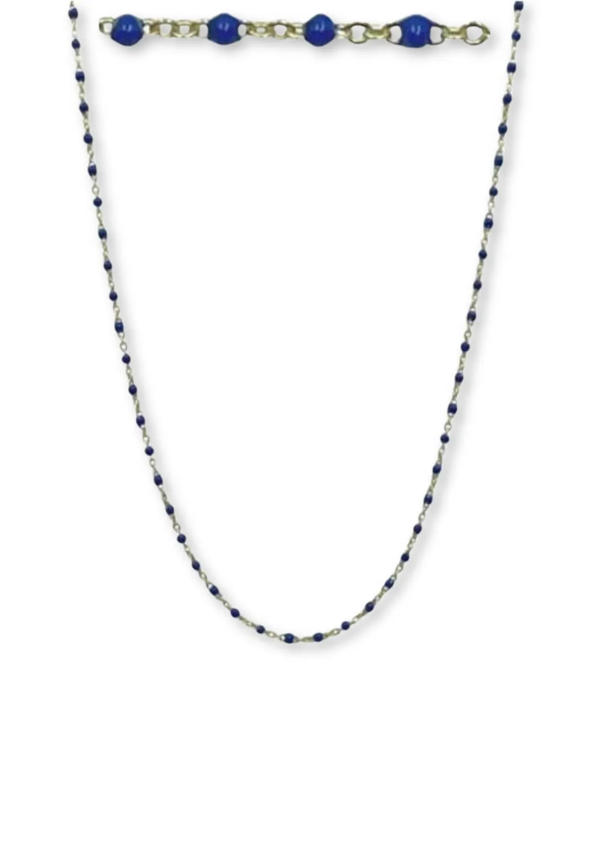 Lapis Beaded Necklace