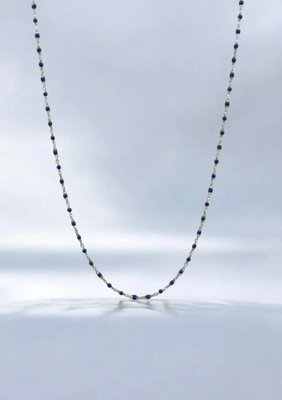 Lapis Beaded Necklace