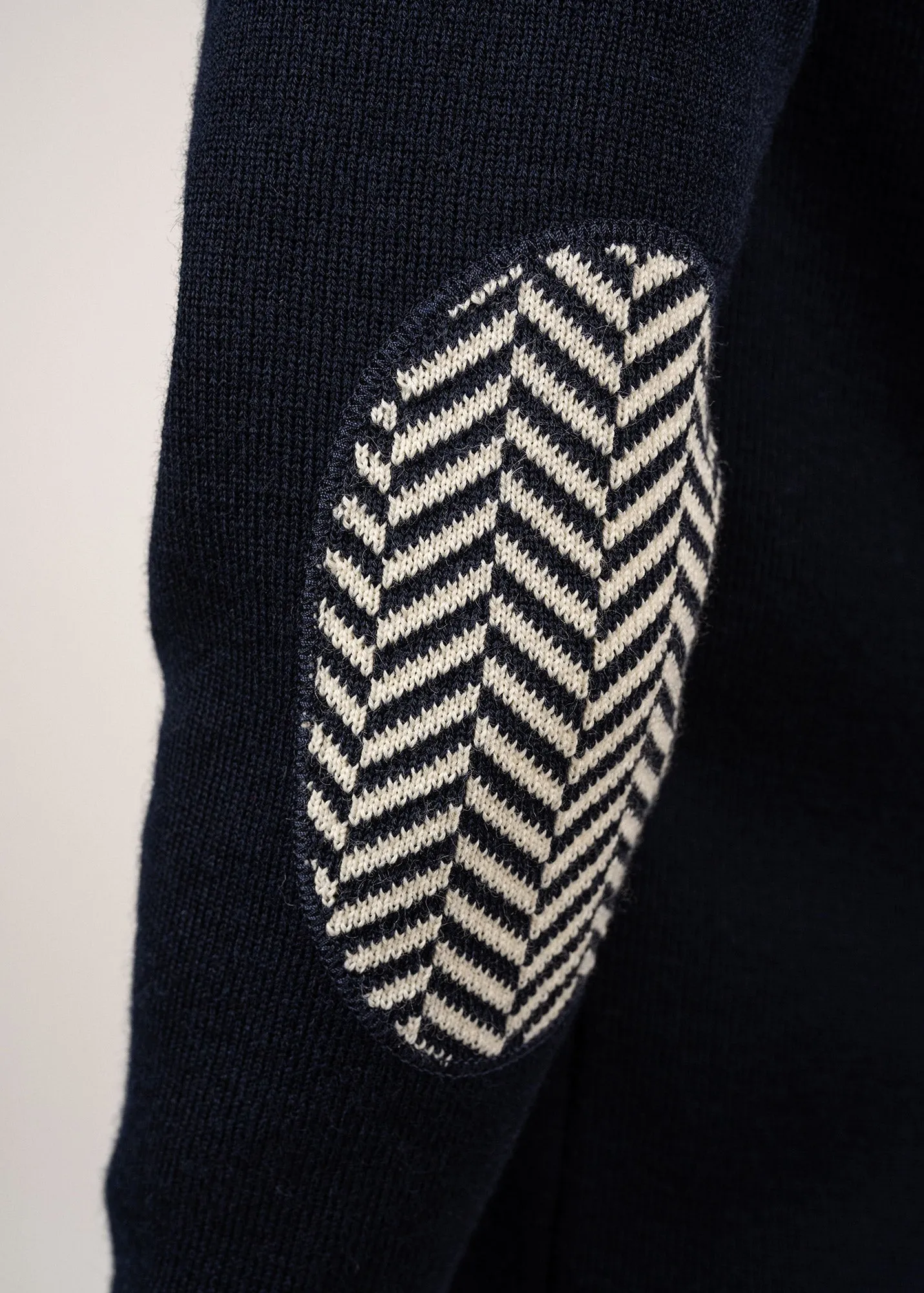 Le Chevron sailor jumper - SAINT JAMES x Le Slip Français (MARINE/ECRU)