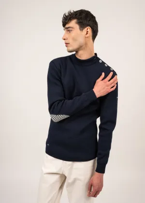 Le Chevron sailor jumper - SAINT JAMES x Le Slip Français (MARINE/ECRU)