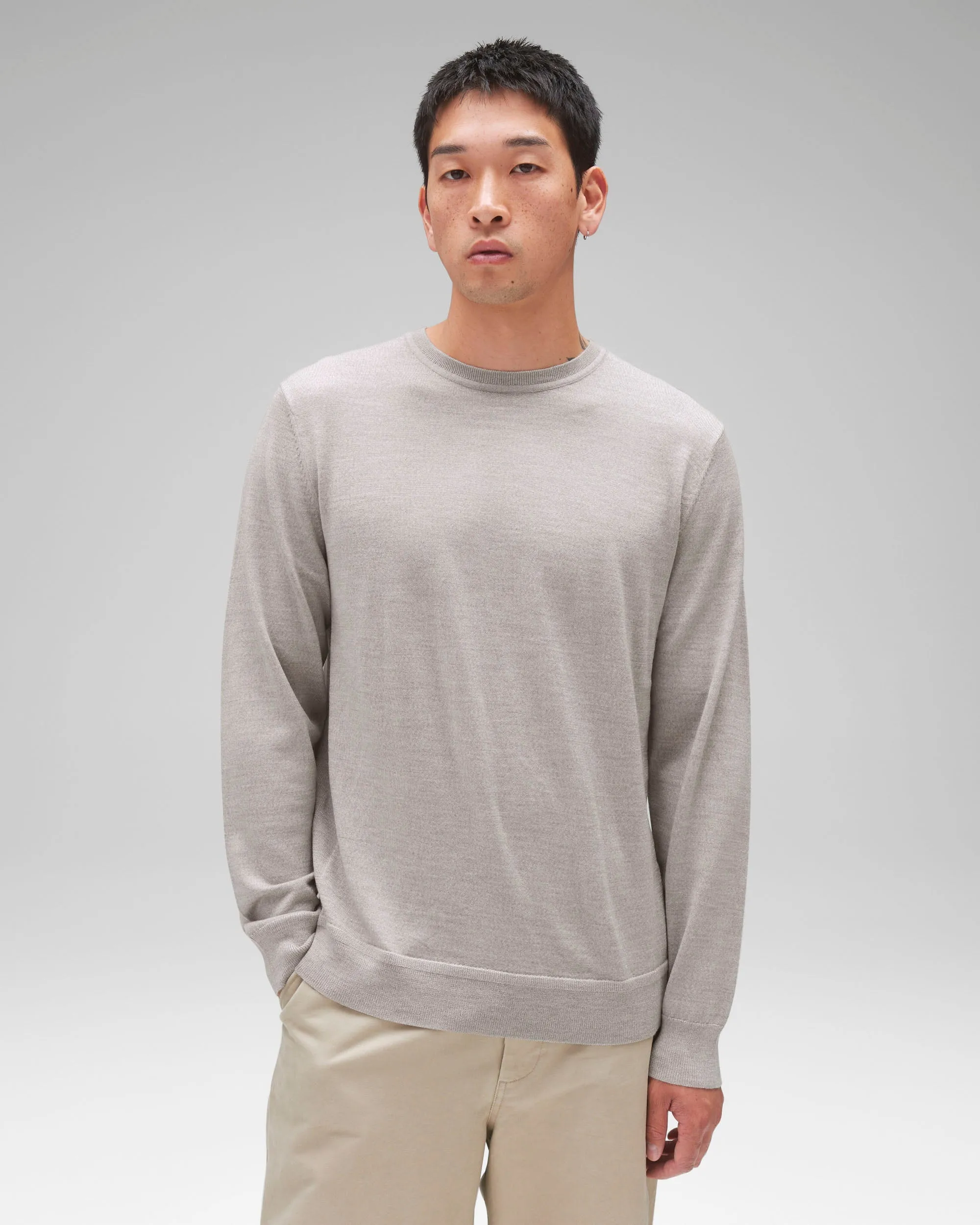Lightweight Merino Harry Crewneck