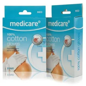 Medicare White Cotton Gloves