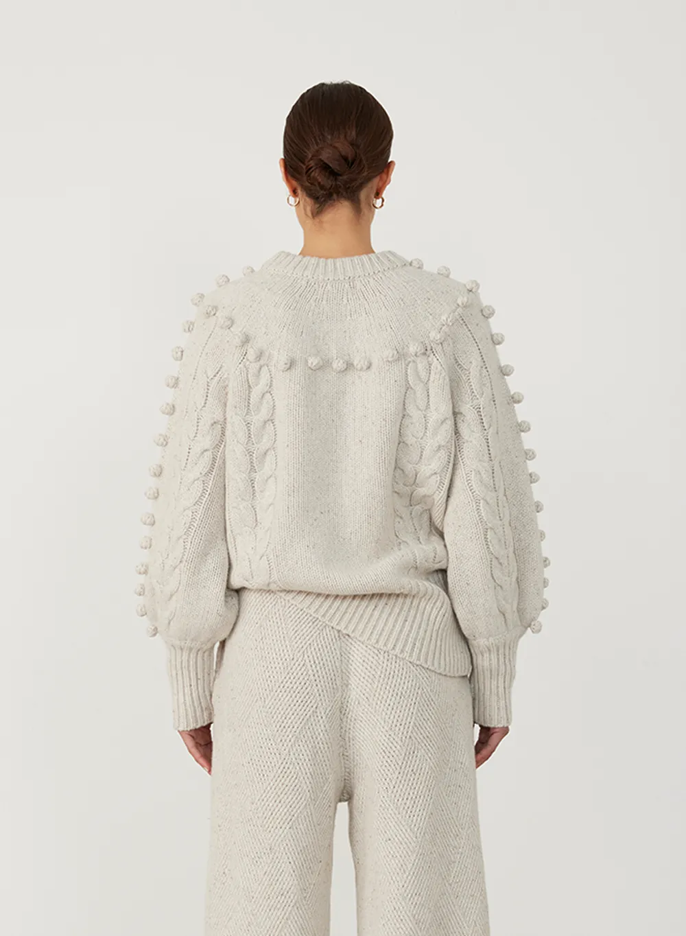 Olivia Wool Knit | Heather Dot Marle