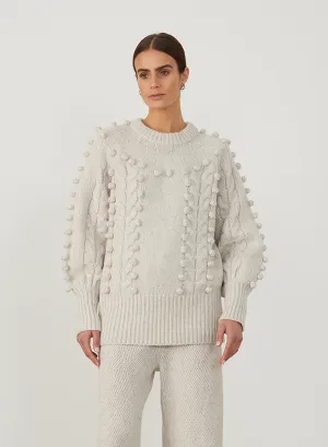 Olivia Wool Knit | Heather Dot Marle