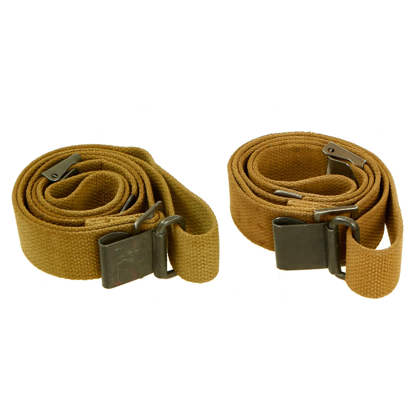 Original U.S. WWII M1 Garand Web Sling Lot Dated 1944 - 2 Slings