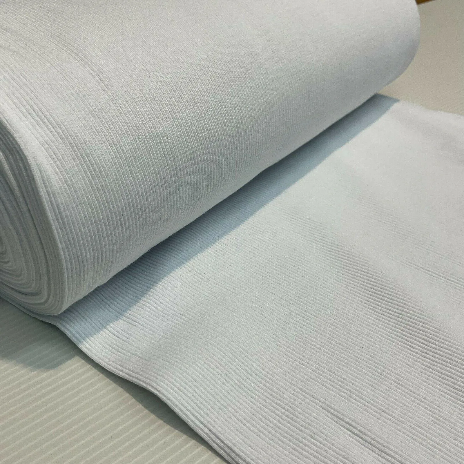 Plain Tubular Ribbing Stretch Jersey Fabric ideal for tops t-shirts 27cm M1588