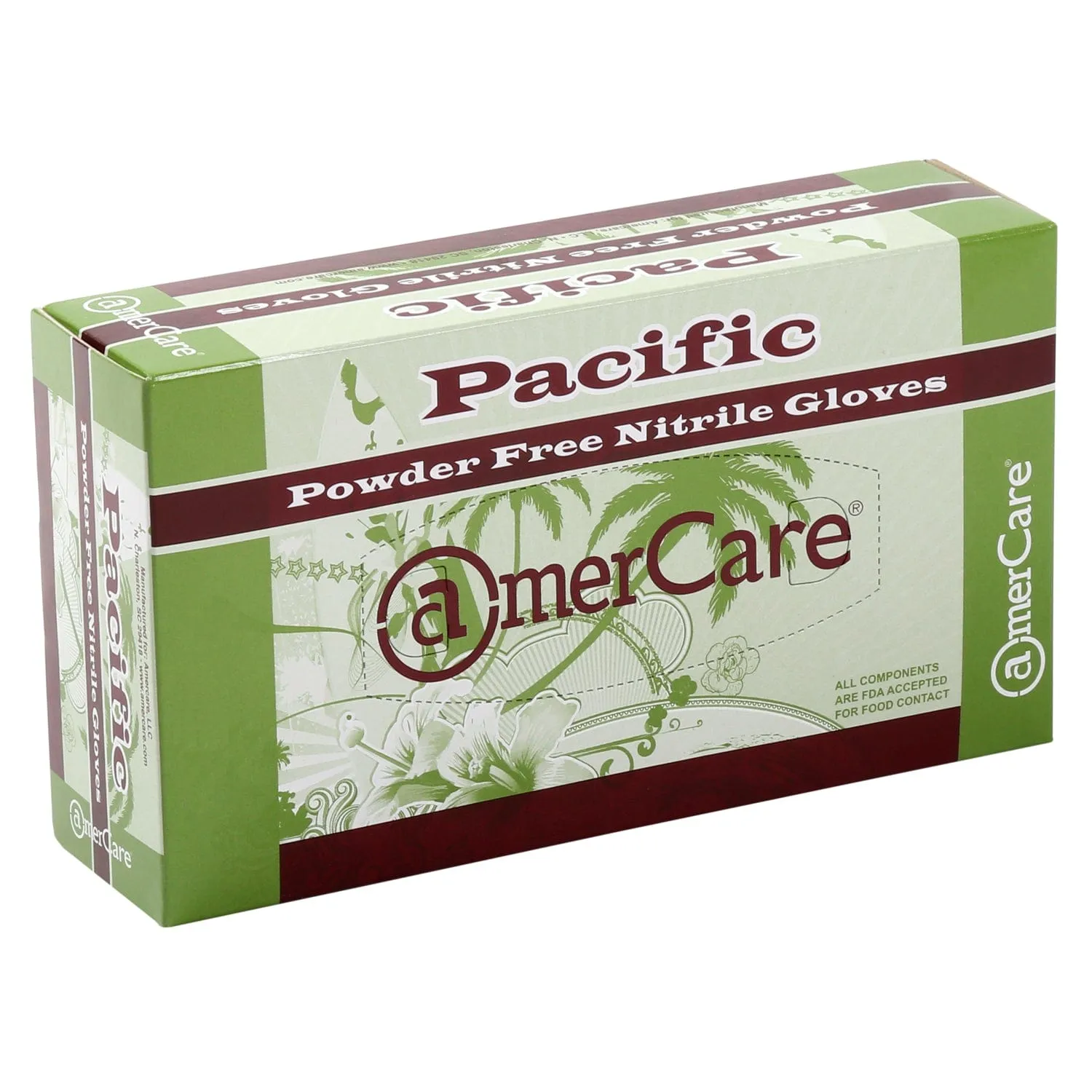 Powder-Free Nitrile Pacific Blue Soft Gloves (S-XXL), Case of 1,000 (XXL: 900)