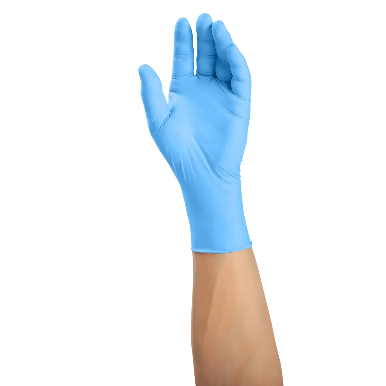 Powder-Free Nitrile Pacific Blue Soft Gloves (S-XXL), Case of 1,000 (XXL: 900)