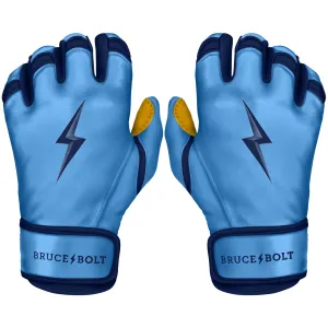 PREMIUM PRO Creator Series Short Cuff Batting Gloves | Carolina Blue