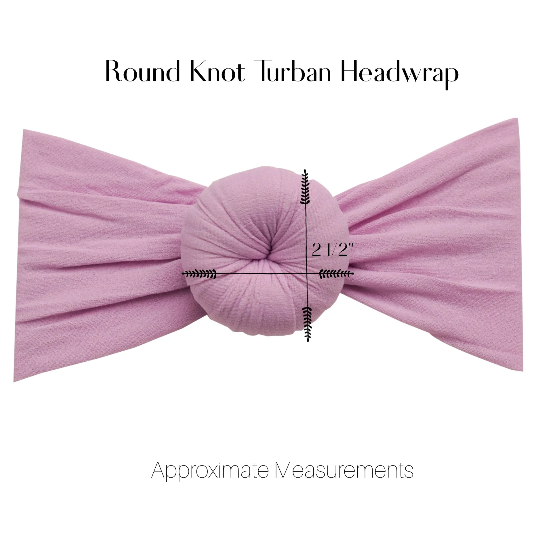 Round Knot Turban - Blue