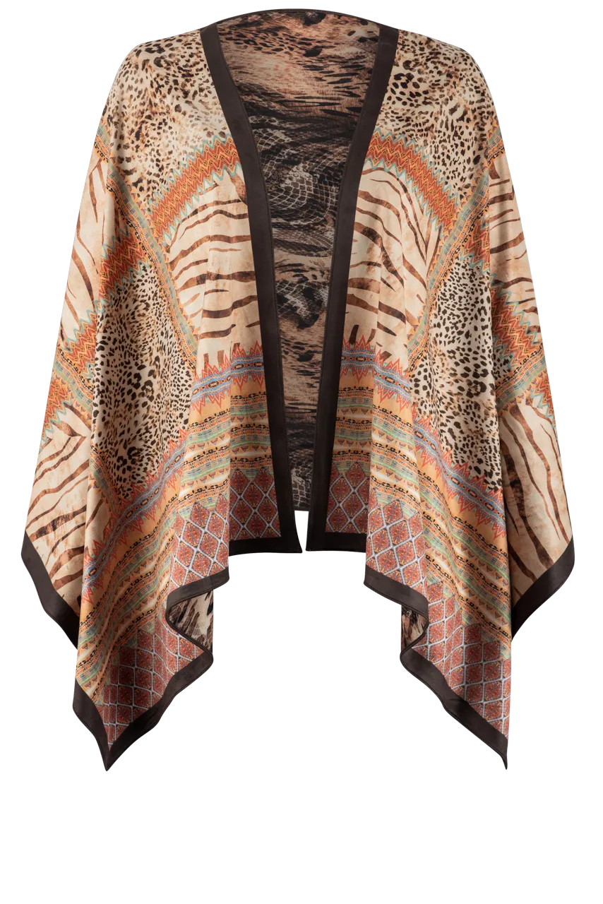 Save the Faith Reversible Animal-Printed Scarf