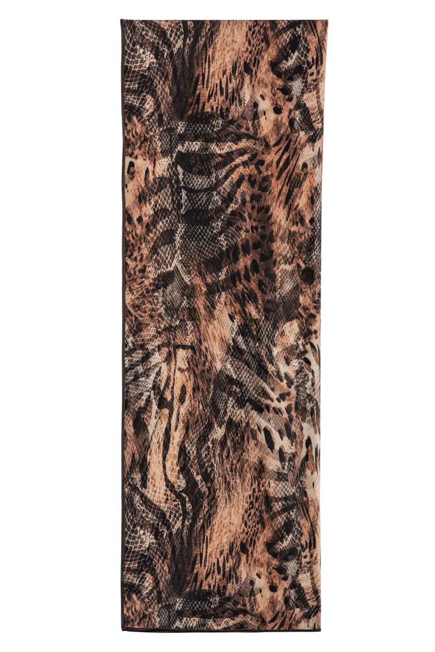 Save the Faith Reversible Animal-Printed Scarf