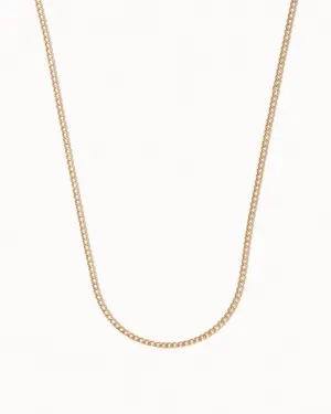Solid Gold Fine Curb Chain