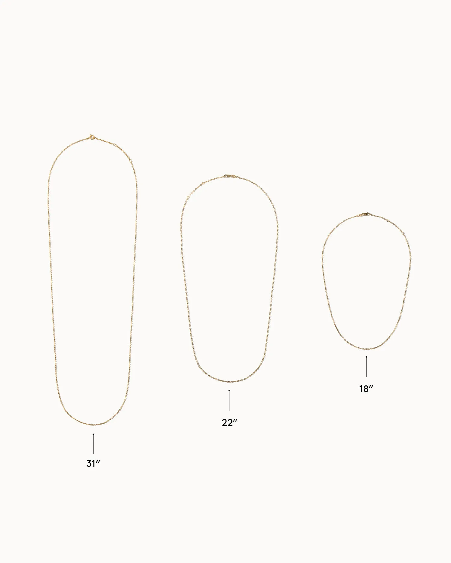 Solid Gold Fine Curb Chain