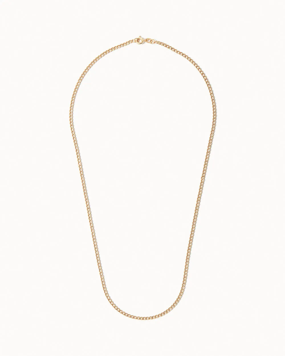 Solid Gold Fine Curb Chain