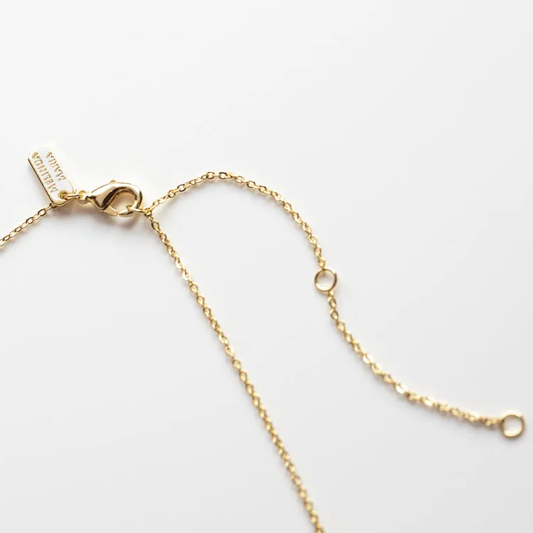 The Gatsby Necklace in Green