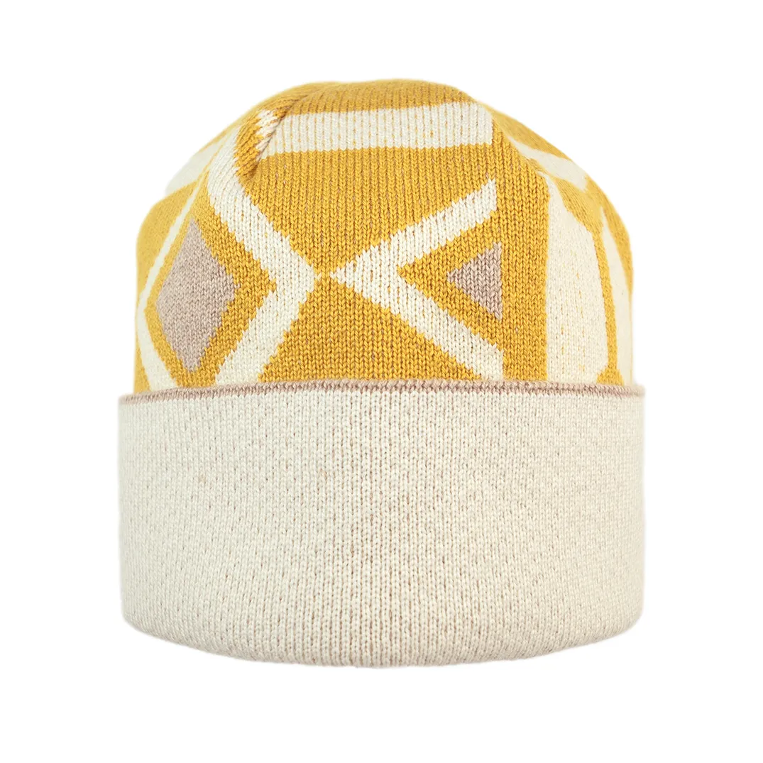 Upcycled Wool Beanie—Family Floral
