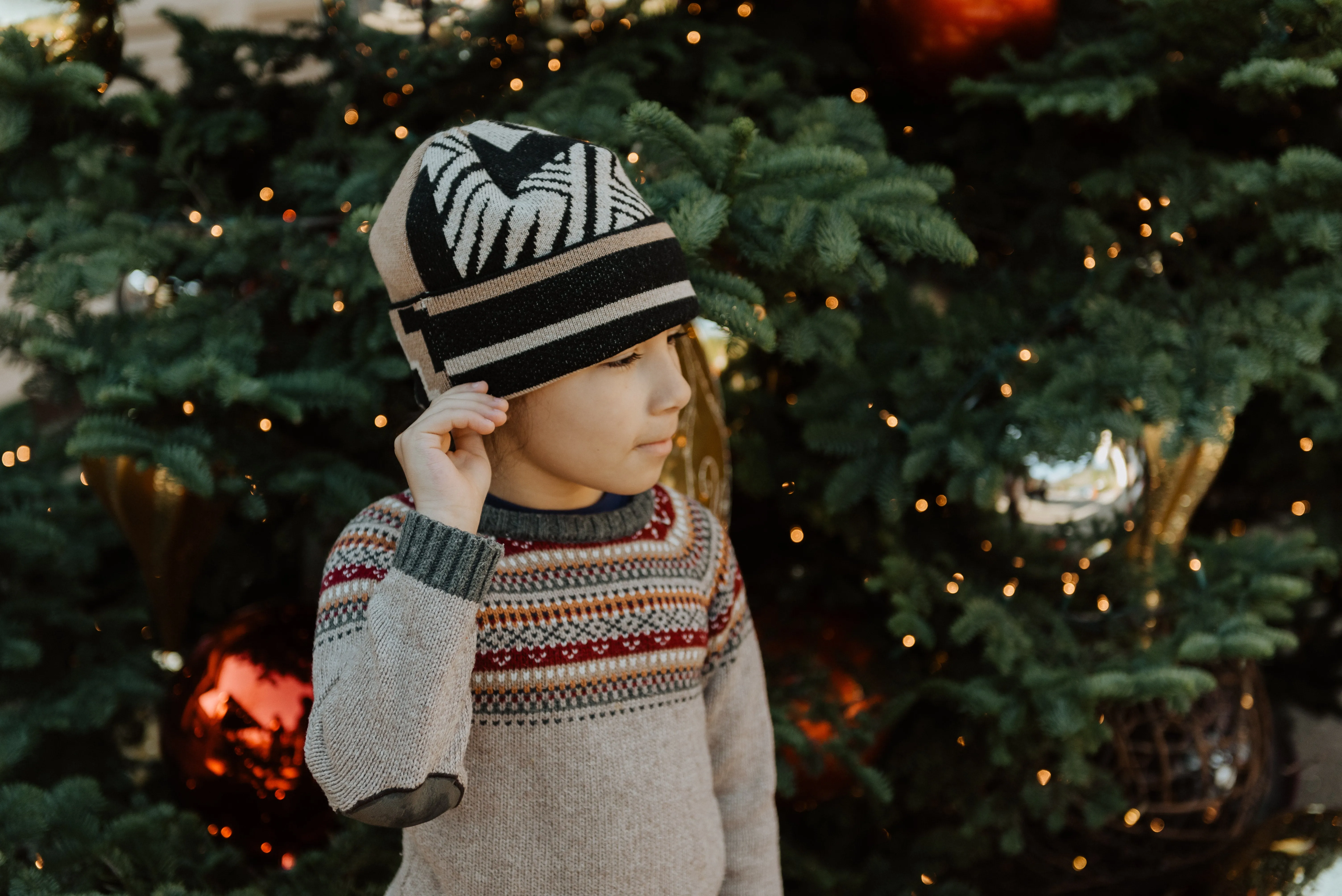 Upcycled Wool Beanie—New Phase