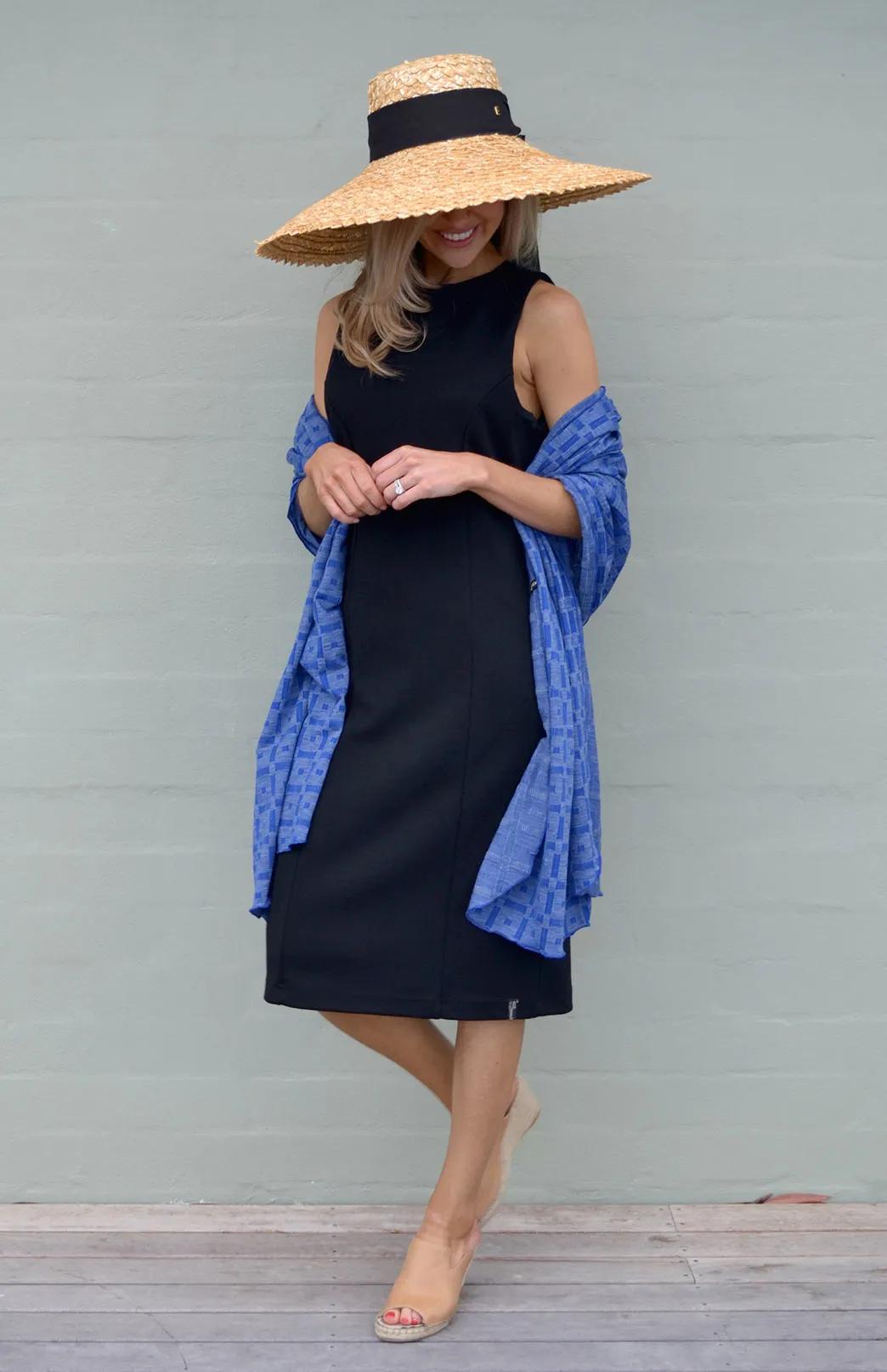 Wide Patterned Scarf