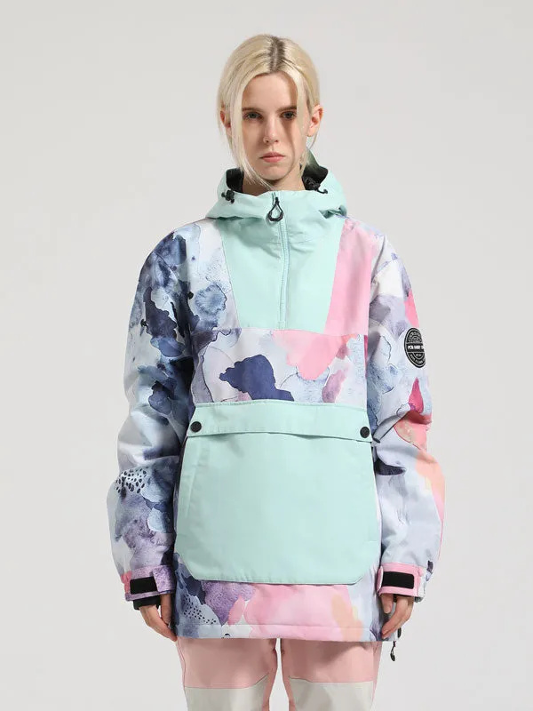 Women's Gsou Snow Mountain Messenger Anorak Snow Jacket
