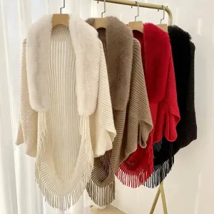 Women's Winter Cardigan Scarf