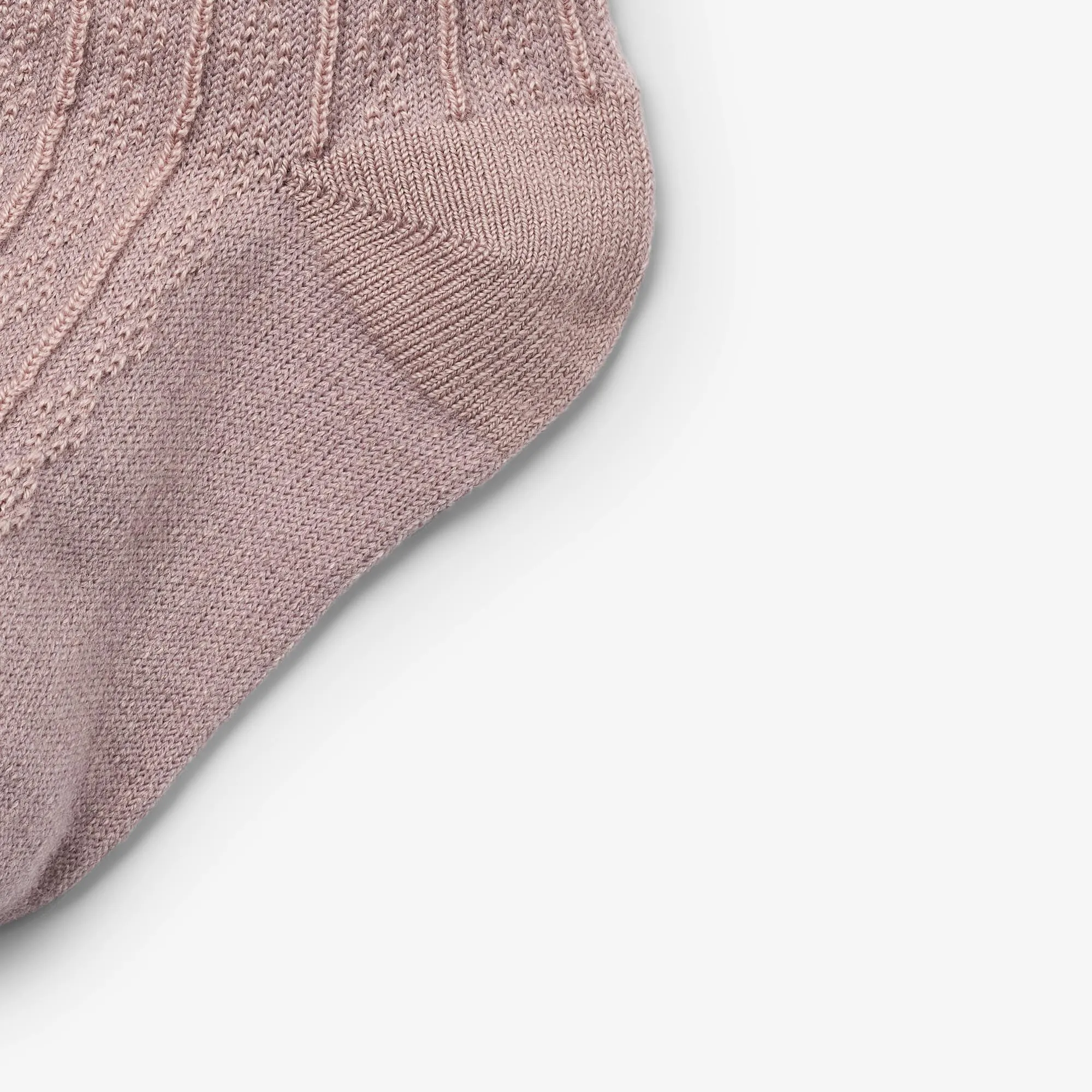 Wool Lace Socks Nora - dry rose