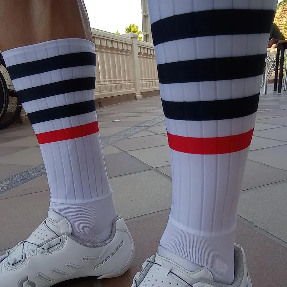 YKYW Cycling Running Anti Slip Silicone Aero Socks Soft & breathable Larger Size 4 Colors