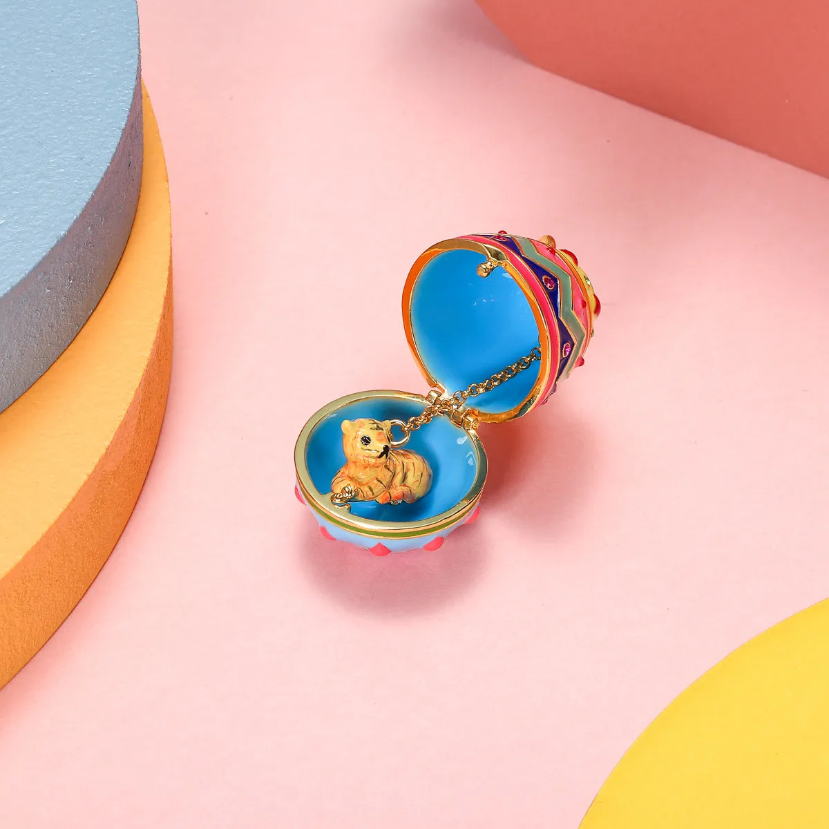 Zodiac Easter Egg Necklace