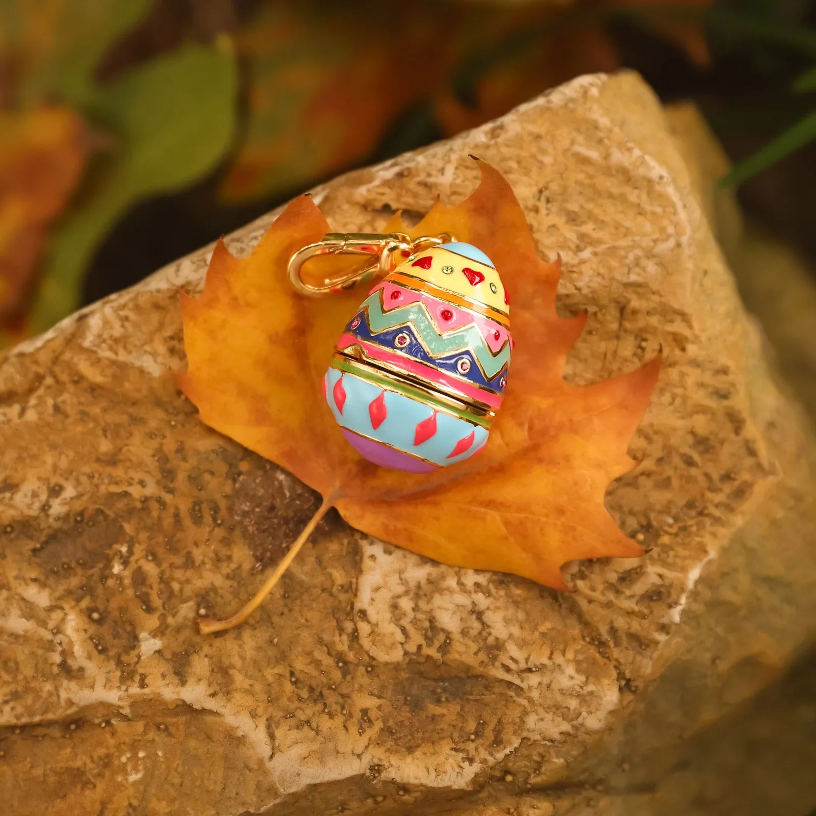 Zodiac Easter Egg Necklace