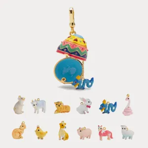 Zodiac Easter Egg Necklace